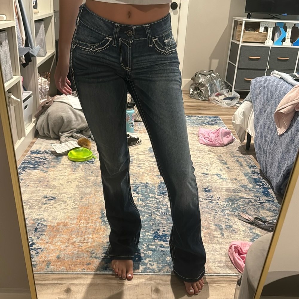 Ariat low rise boot cut jeans